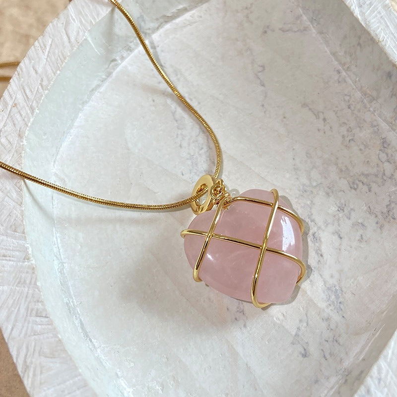 Fashion Moonstone Necklace For Cartoon Princess Love Girl Necklace Novelty Jewelry Pi-Mart