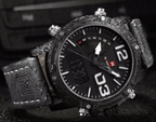 Men's Multifunction Digital Analog Waterproof Watch With Alarm And Automatic Time Zones Unique Design Excellent Gift - SJB-DIAMOND ELITES