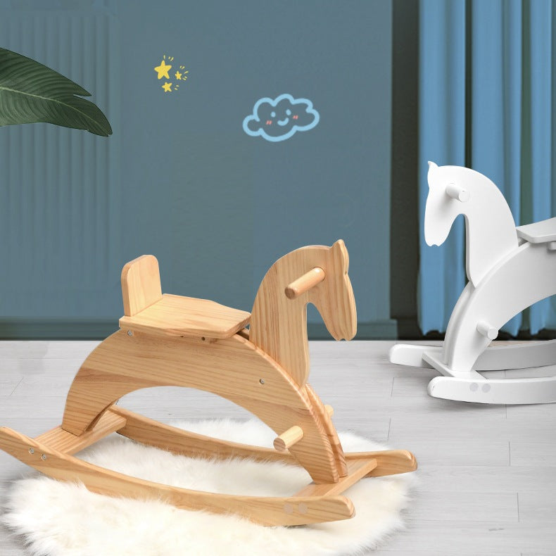 Moon Boat Children Rocking Horse Lootquake LLC