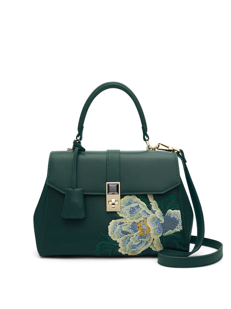 Mother's Day Practical Fashion Leather Diagonal Bag Pi-Mart