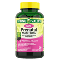 Spring Valley Mini Prenatal Multi + DHA Complete Multivitamin/Multimineral Supplement Mini Softgels, 120 Count EasyOptionXY LLC