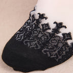 6 Pairs Soft & Breathable Lace Patchwork Crew Socks - Women's Calf Socks with Comfortable Stockings & Hosiery for Everyday Wear Lootquake LLC
