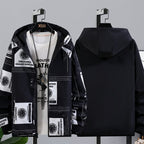 Coat Men's Youth Spring And Autumn Korean Style Trendy Handsome Middle School Student Reversible Jacket Boy Chopsticks Pi-Mart