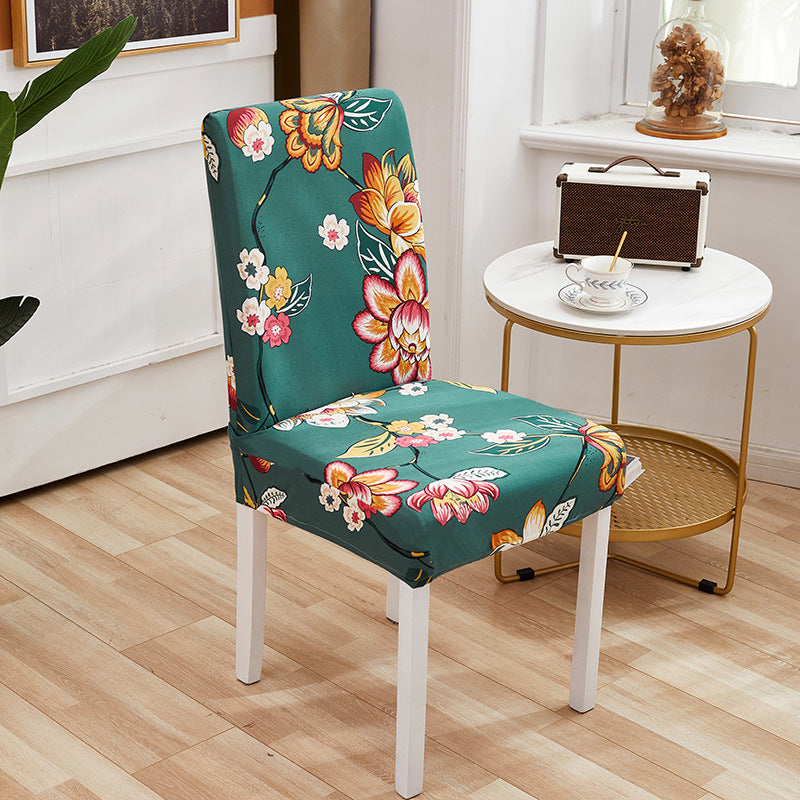 Chair Cover Cover Nordic Thick Elastic One Set Bedroom Hotel Restaurant Stool Cover Pi-Mart