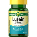 Spring Valley Lutein with Zeaxanthin Dietary Supplement, 20 mg, 30 Count