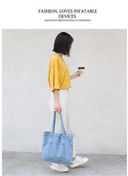Denim handbag Pi-Mart