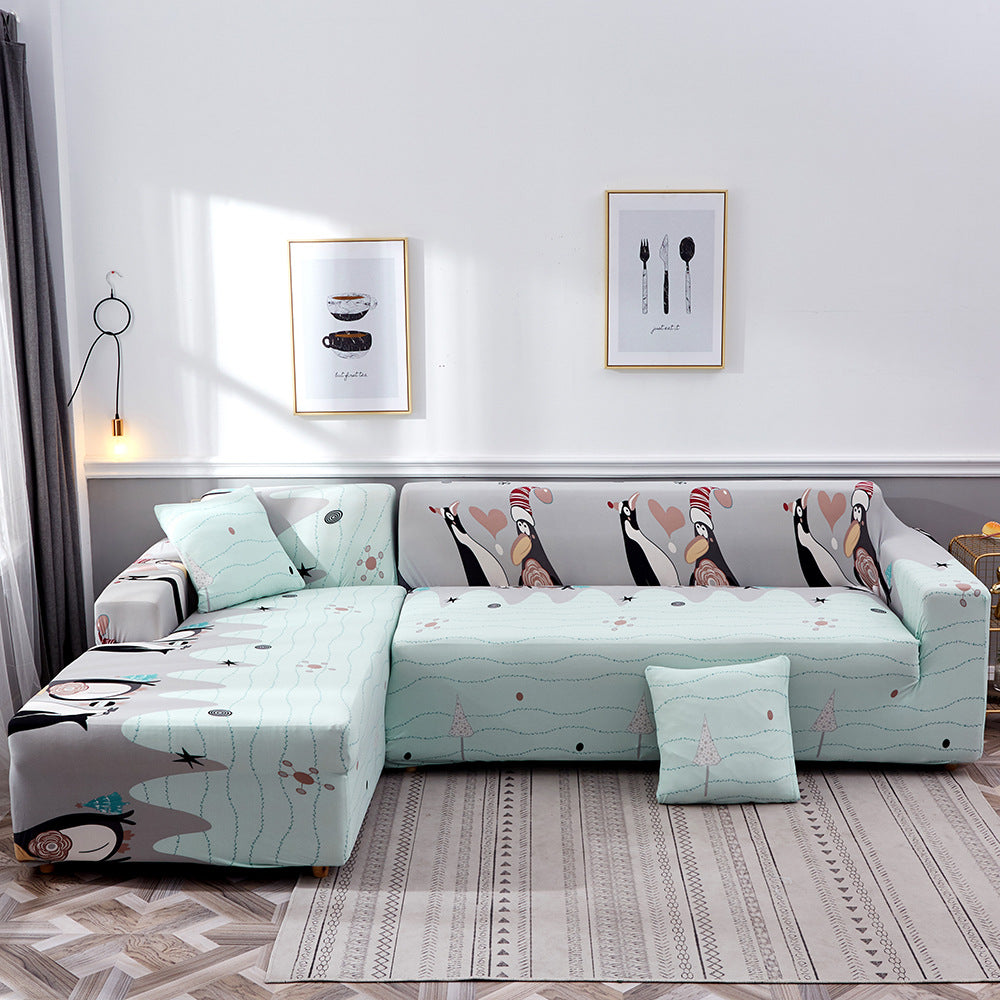 Printed sofa cushion sofa cover sofa cover Pi-Mart