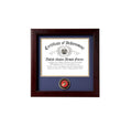 US Marine Corps Certificate of Achievement Picture Frame with Medallion - 8 x 10 Inch Opening The Military Gift Store