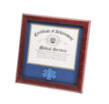 US EMS Certificate of Achievement Picture Frame with Medallion - 8 x 10 Inch Opening The Military Gift Store