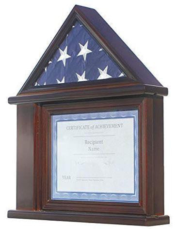 Flag Connections Flag Display Case Certificate & Document Holder Frame The Military Gift Store