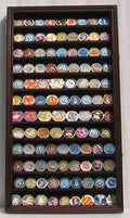 Flag Connections LOCKABLE Military Challenge Coin Display Case Cabinet Rack Holder The Military Gift Store