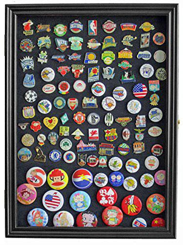 Flag Connections Display Case Wall Frame Cabinet for Military Medals, Pins, Patches The Military Gift Store