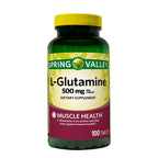 Spring Valley L-Glutamine Tablets Dietary Supplements, 500 mg, 100 Count EasyOptionXY LLC