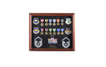 Display Case Cabinet Shadow Box for Military Medals, Pins, Patches, Insignia, Ribbons The Military Gift Store