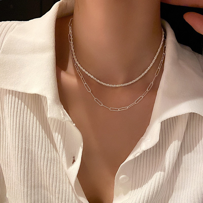 Sparkling Necklace Chain - SJB-DIAMOND ELITES