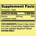 Spring Valley Selenium Immune Health Dietary Supplement Tablets, 200 mcg, 100 Count EasyOptionXY LLC