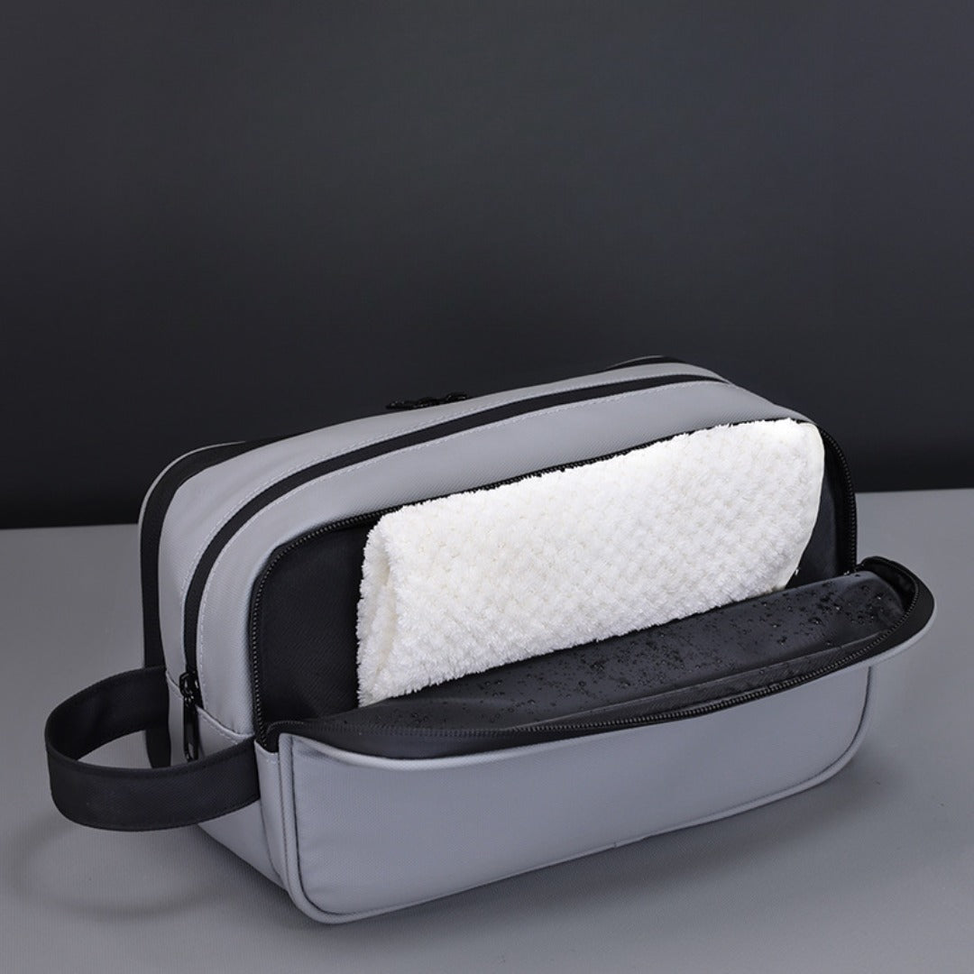 Three-Layer Large-Capacity Men's Toiletry Bag – Travel Portable Cosmetic Storage Bag with Compartments for College Dorm, Camp, Gym – Perfect for Organized Packing - SJB-DIAMOND ELITES