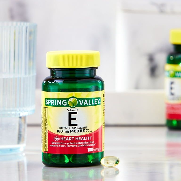 Spring Valley Vitamin E Dietary Supplement Twin Pack, 180 mg, 200 Count EasyOptionXY LLC