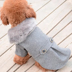 Pet Products Bipedal Solid Color Dog Autumn Winter Coat