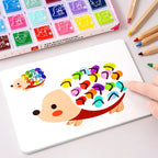 Washable Non-toxic Kindergarten Paint Hand Palm Painting Stamp Pad Graffiti Painting Toy Pi-Mart