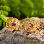 Peridot stud earrings Pi-Mart