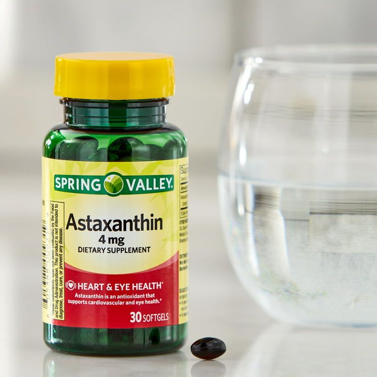 Spring Valley Astaxanthin Dietary Supplement, 4 mg, 30 Count EasyOptionXY LLC