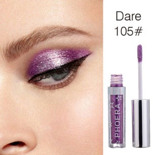 PHOERA Magnificent Metals Glitter and Glow Liquid Eyeshadow 12 Colors Lootquake LLC