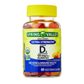 Spring Valley Extra Strength Vitamin D3 Bone & Immune Health Dietary Supplement Vegetarian Gummies, 125 mcg (5,000 IU), 60 Count