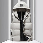 Men's Coat Hooded Thickened Warm Waistcoat Cotton Vest