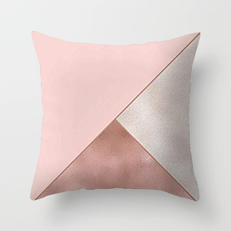 Pink sofa cushion cushion pillowcase Pi-Mart