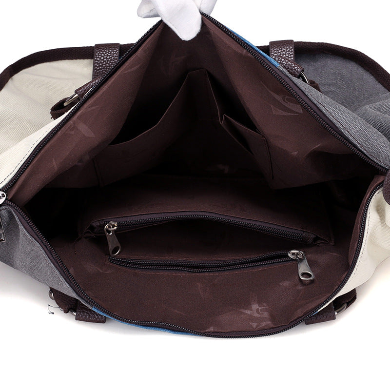 Canvas handbag Pi-Mart