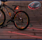 Bicycle Tail Light 5LED   2Laser Pi-Mart