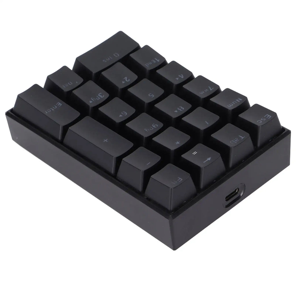 Wired Keyboard Stepped Keycap Fadeless Durable Backlit 21 Keys LED Mechanical KeyboardRed Shaft - SJB-DIAMOND ELITES