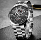 Men's Waterproof  Watch With Chronometers And Date Display Unique Design Perfect Gift Stevvex