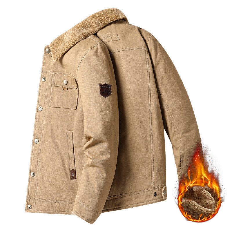 New Flying Casual Top Fashion Versatile Workwear Coat Male Pi-Mart