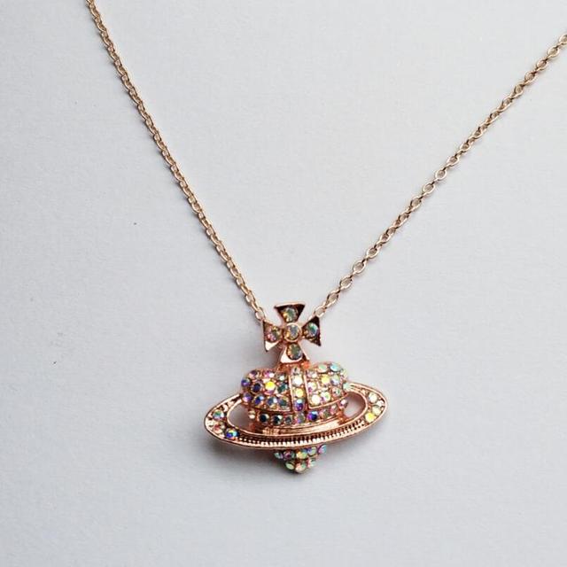 Classic Cross Heart Annulus Necklace Pi-Mart