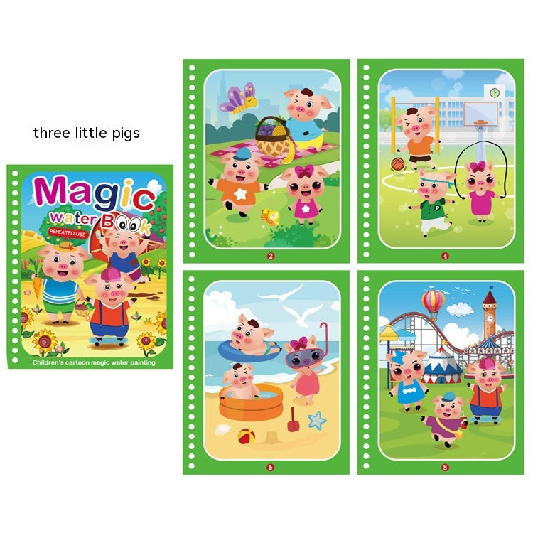 Children's Diy Magic Water Picture Book