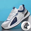 Casual Men's Shoes Soft Sole Color-block Lace-up Sneakers Versatile Trendy Running Sports Shoes Pi-Mart