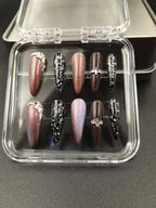 1037- Handmade press on nails fake nails removable