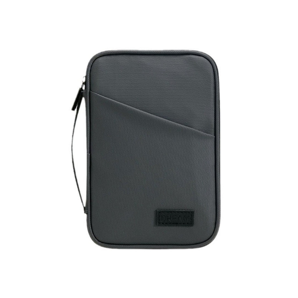 Large capacity passport bag, multi-function document storage bag, PU waterproof travel storage bag, anti-theft tote certificate bag. - SJB-DIAMOND ELITES