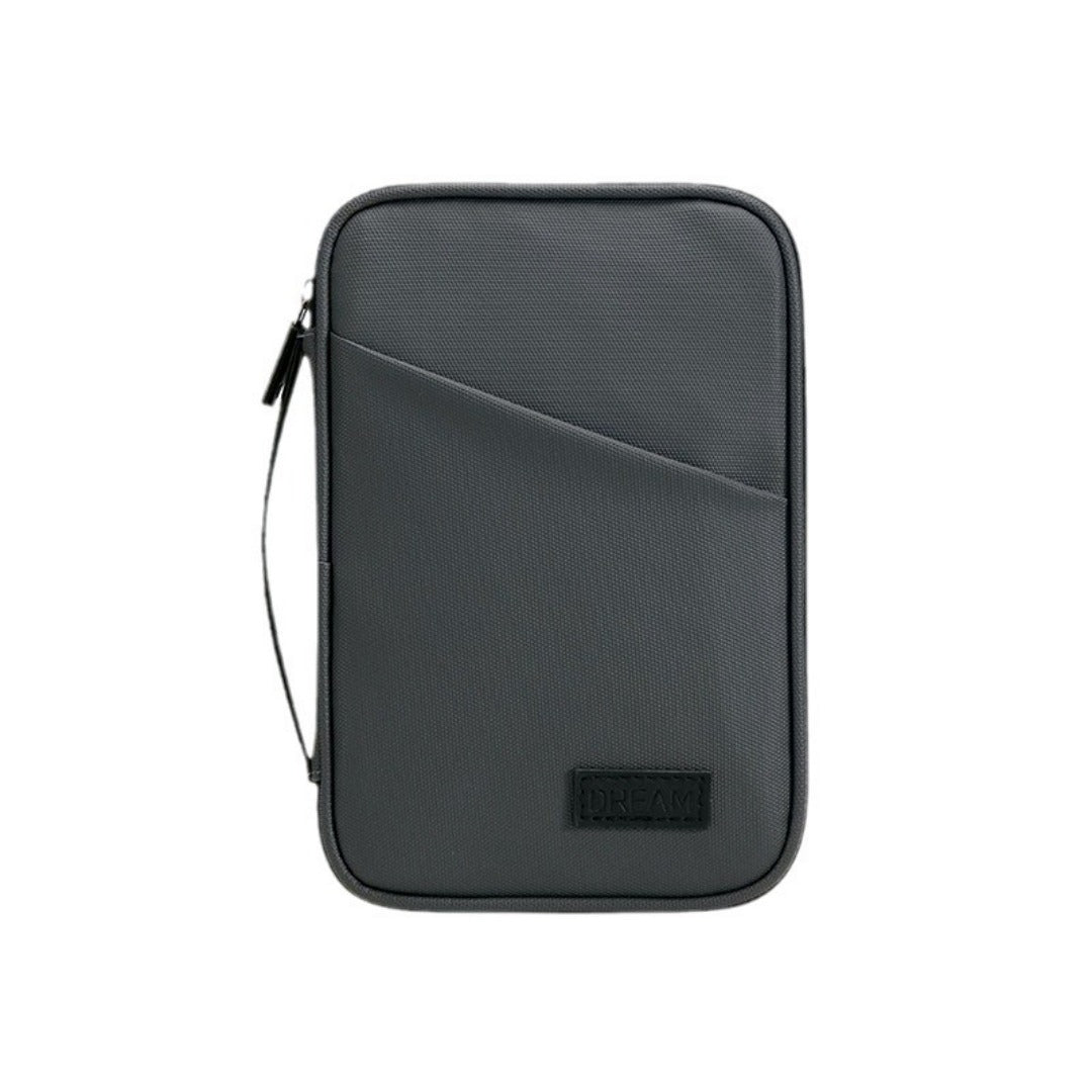 Large capacity passport bag, multi-function document storage bag, PU waterproof travel storage bag, anti-theft tote certificate bag. - SJB-DIAMOND ELITES