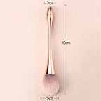 Multifunctional makeup brush