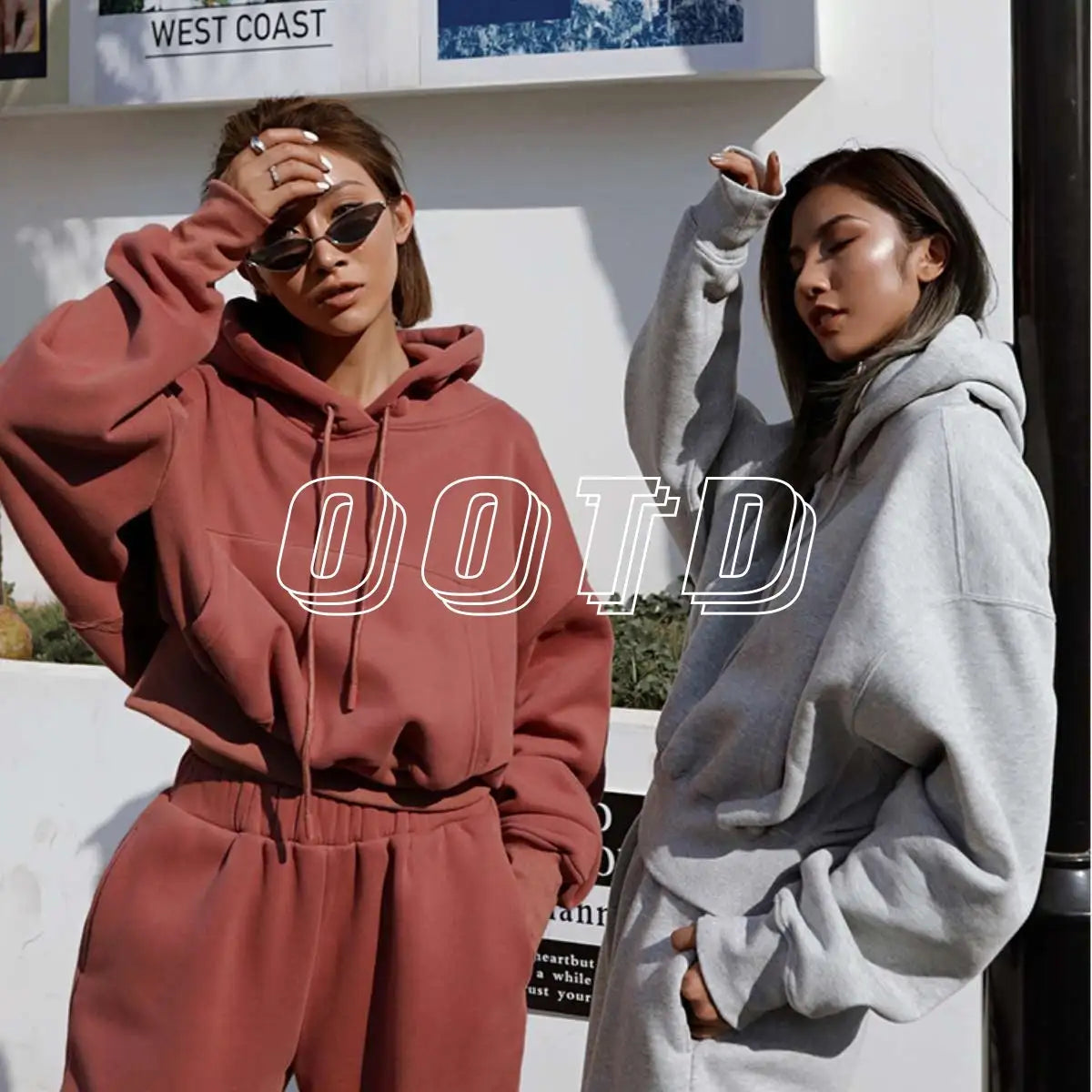 New Style Autumn And Winter Women's New Casual Hoodie Coat Sports Suit - SJB-DIAMOND ELITES