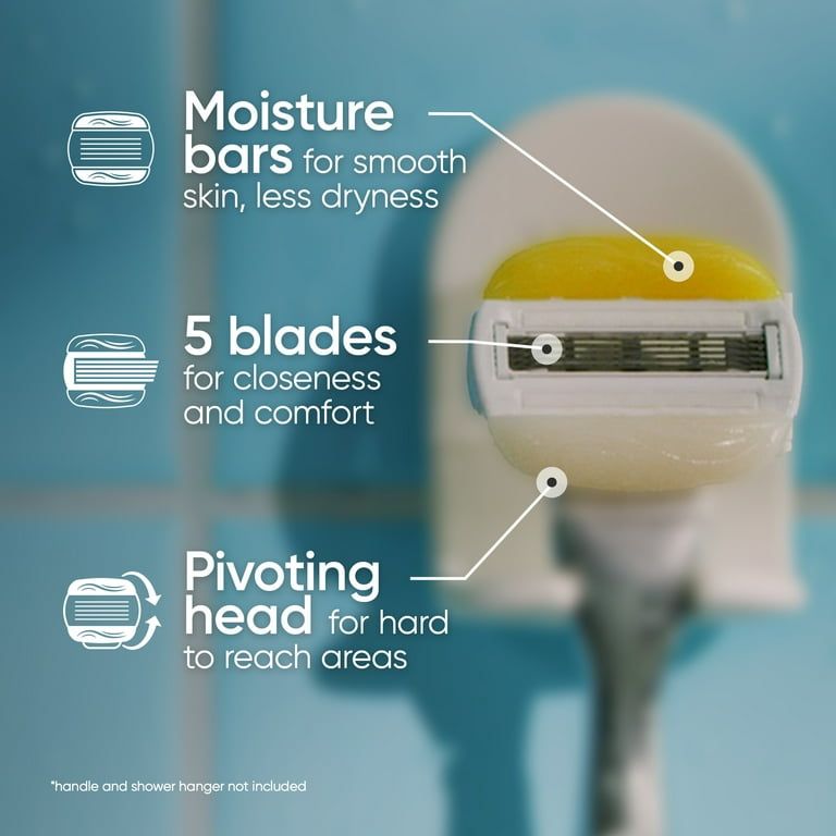 Gillette Venus Comfort Glide Olay Coconut Razor Blades Refill, 6 Ct, Female EasyOptionXY LLC
