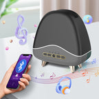 Ultrasonic Flame Aroma Diffuser Wood Grain Household Humidifier Pi-Mart