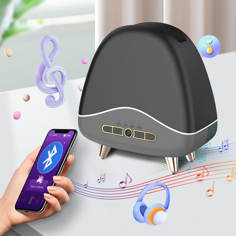 Ultrasonic Flame Aroma Diffuser Wood Grain Household Humidifier Pi-Mart