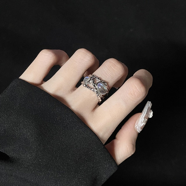 Aesthetic Crystal Love Ring - SJB-DIAMOND ELITES