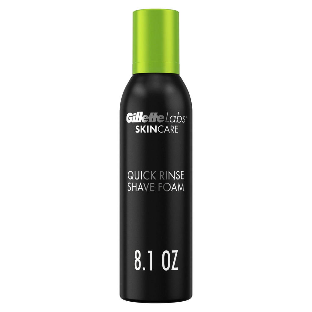 Gillette Labs by Gillette Quick Rinse Shaving Foam for Men, Cedar Wood Scent, 8.1 oz EasyOptionXY LLC