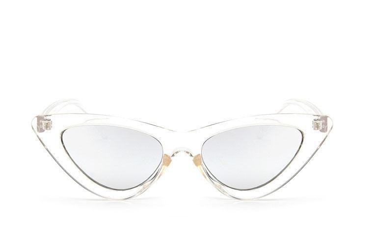 Luxury Modern Cat Eye  Fashion Retro Classic Lady and Woman Sunglasses With Triange Frame  With UV 400 Protection - SJB-DIAMOND ELITES
