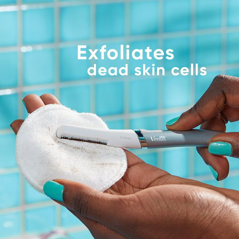 Gillette Venus Female Facial Razor, Exfoliating Dermaplaning Tool for Face, 2 Blade Refills, White EasyOptionXY LLC